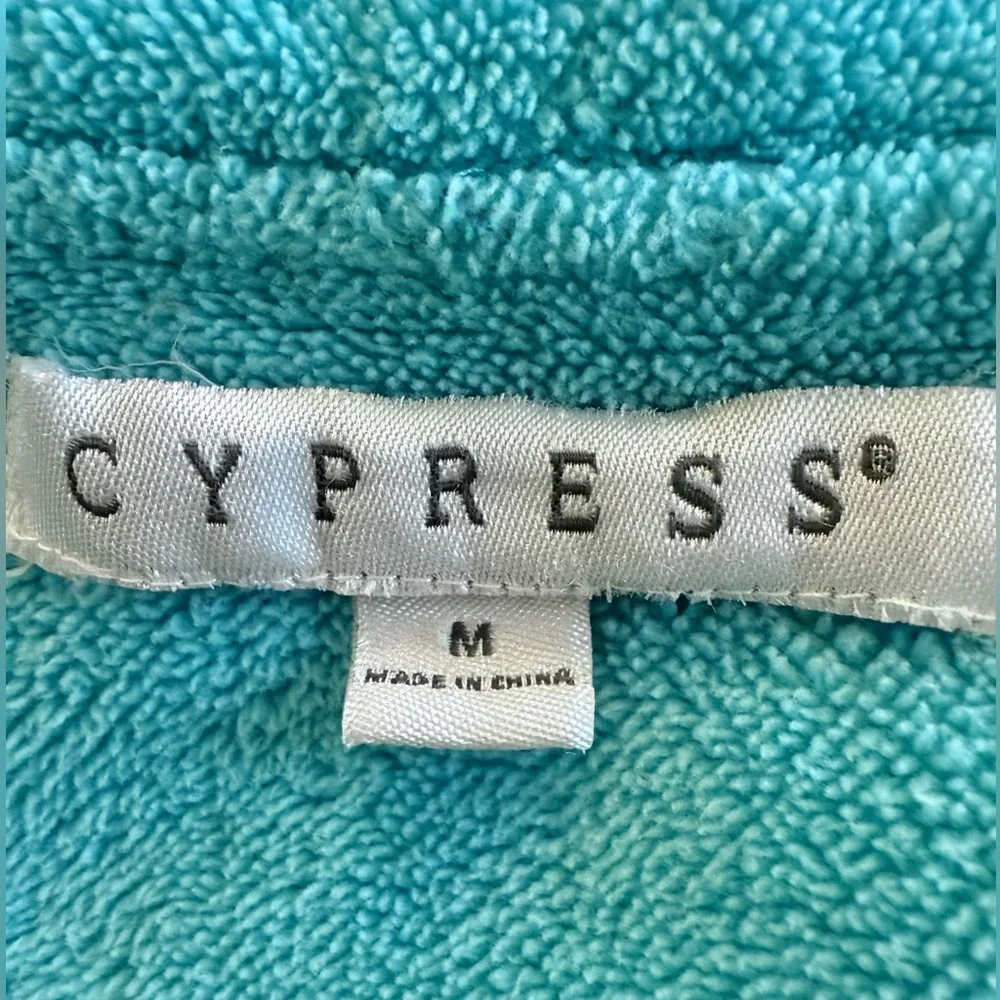 Vintage Y2K Cozy Fleece M Bathrobe Belt Pockets Lounge Women’s 8 10 Blue Pockets